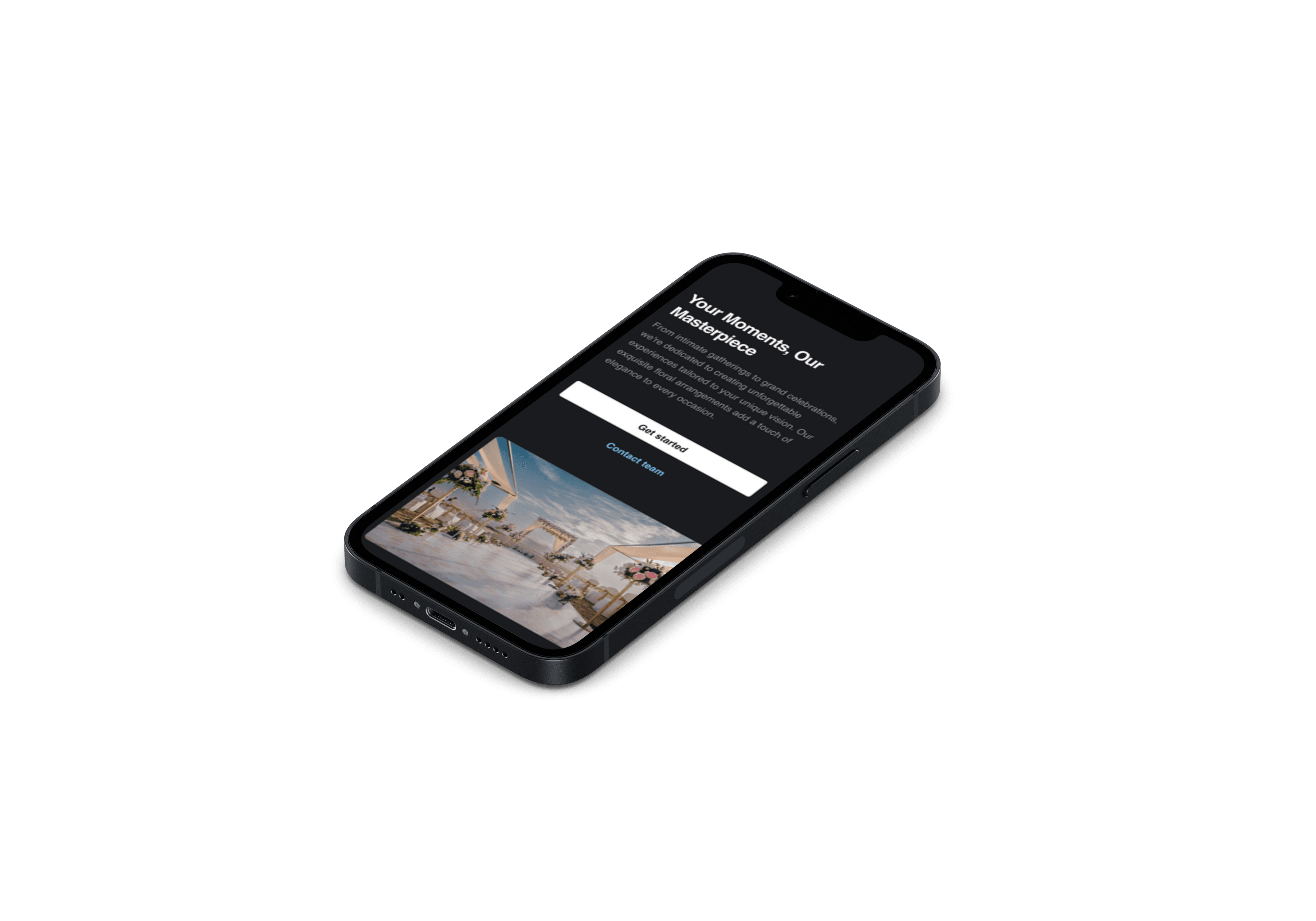 Website looking good on a mobile phone